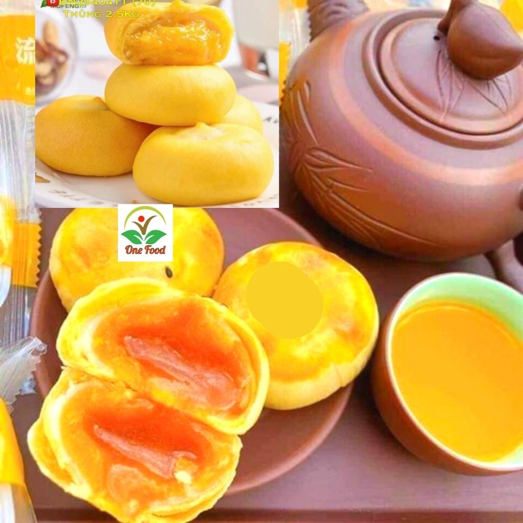 Bánh Pía Trứng Muối Ngàn Lớp Tan Chảy Loại 1, bánh trứng chảy Siêu Ngon DATE luôn Mới, OneFood68