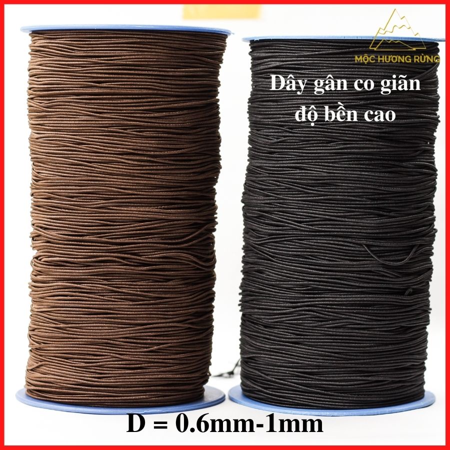 Dây Thun Xâu Chuỗi, Vòng-Dây Gân Xâu Hạt Chuỗi 0.6-1mm Độ Co giãn Cao, Bền