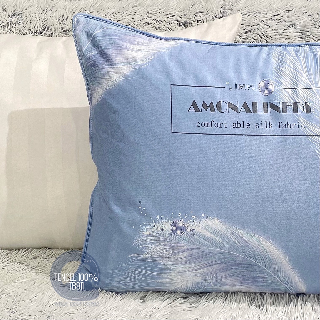 Bộ Chăn Ga Gối Lụa Tencel Cao Cấp 05 Món