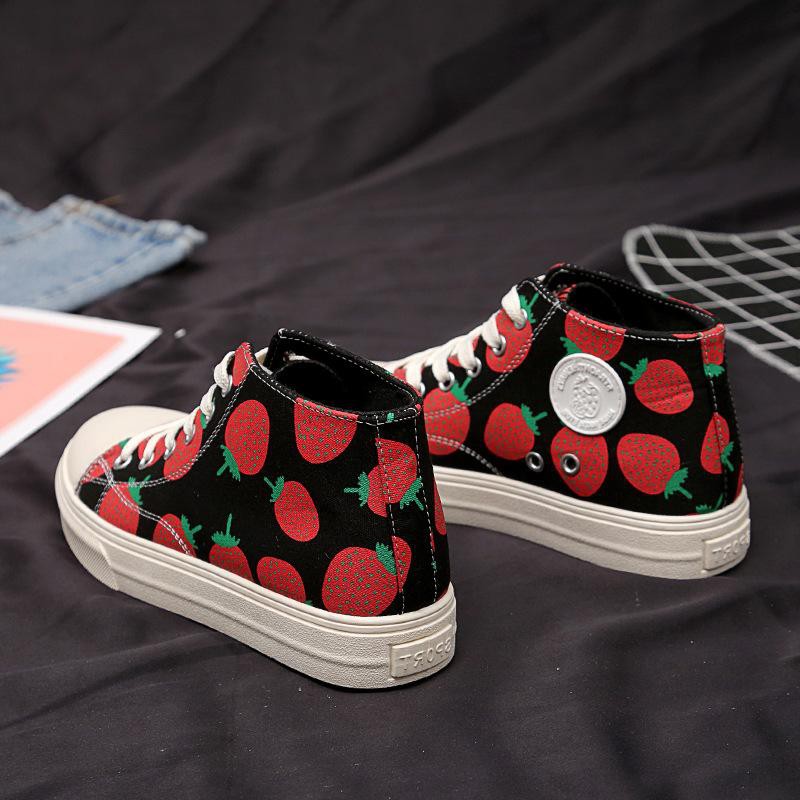 Giày thể thao nữ hình dâu tây dễ thương 123 | BigBuy360 - bigbuy360.vn