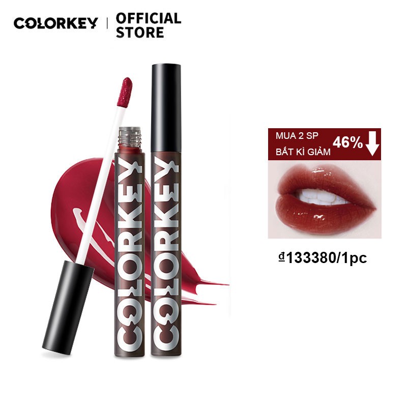 Son Kem Colorkey Bóng Lung Linh Chống Nước Lâu Trôi Mỹ Phẩm Trang Điểm 1.7g | BigBuy360 - bigbuy360.vn
