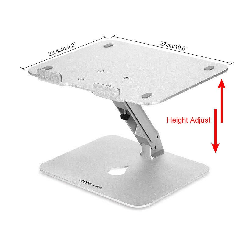 Stand Nhôm Gập 1 Chân Có Thể Điều Chỉnh Độ Cao Tản Nhiệt Cho Macbook/Laptop Jincomso