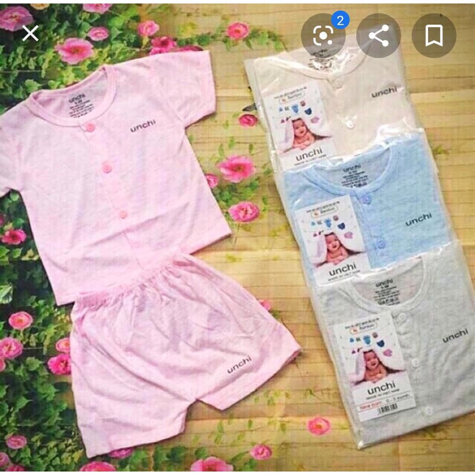 Set 5 bộ cotton Unchi cho bé