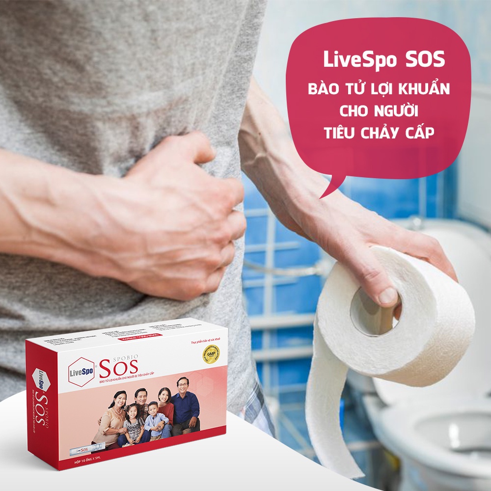Men vi sinh Livespo spobio Sos bào tử lợi khuẩn cho người bị tiêu chảy