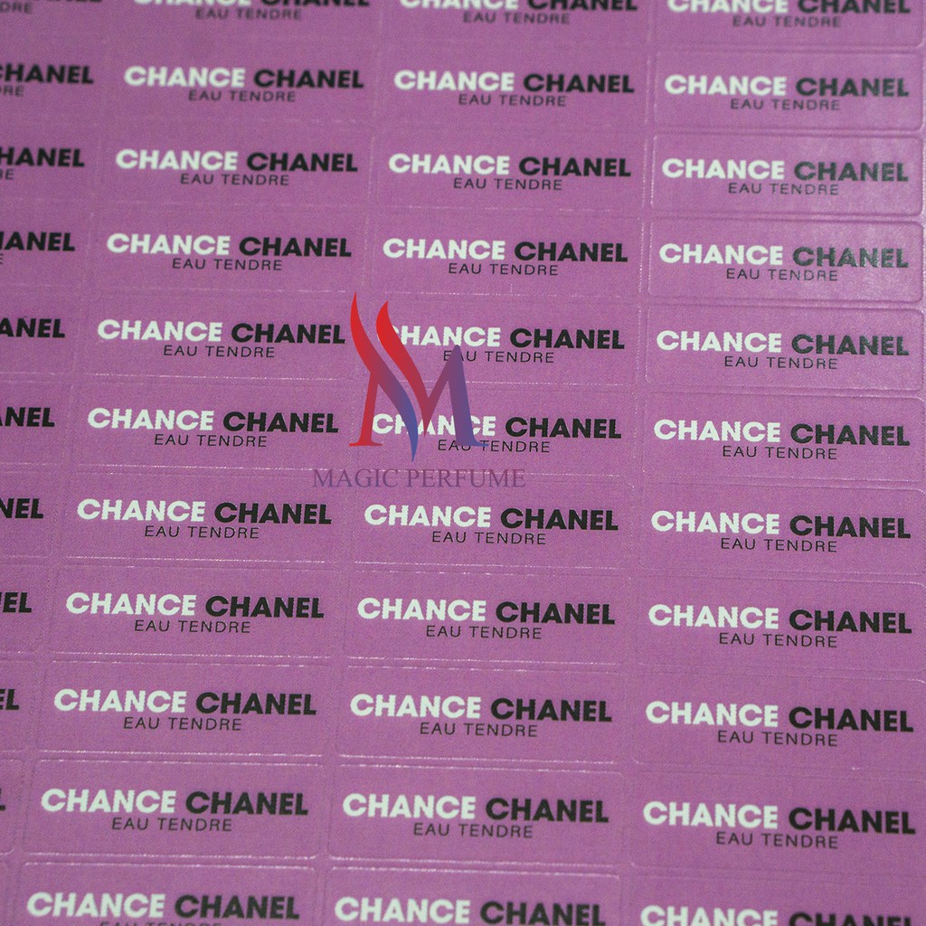 Tem nhãn nước hoa nữ Chanel Chance Eau Tendre