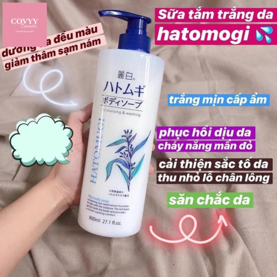 Sữa Tắm Dưỡng Da Hatomugi ý dĩ Nhật Bản 800ml