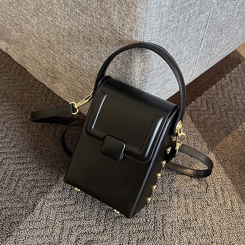 Túi Đeo Chéo Hình Vuông Cỡ Nhỏ Màu Tương Phản Thời Trang Mùa Hè 2022 Cho Nữ