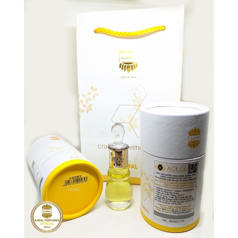 Nước hoa tinh dầu Dubai mùi Lucky, chính hãng
