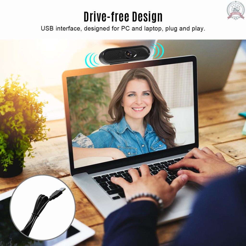 Webcam Hd 1080p Kèm Micro Có Kẹp Tiện Dụng Chất Lượng Cao | BigBuy360 - bigbuy360.vn