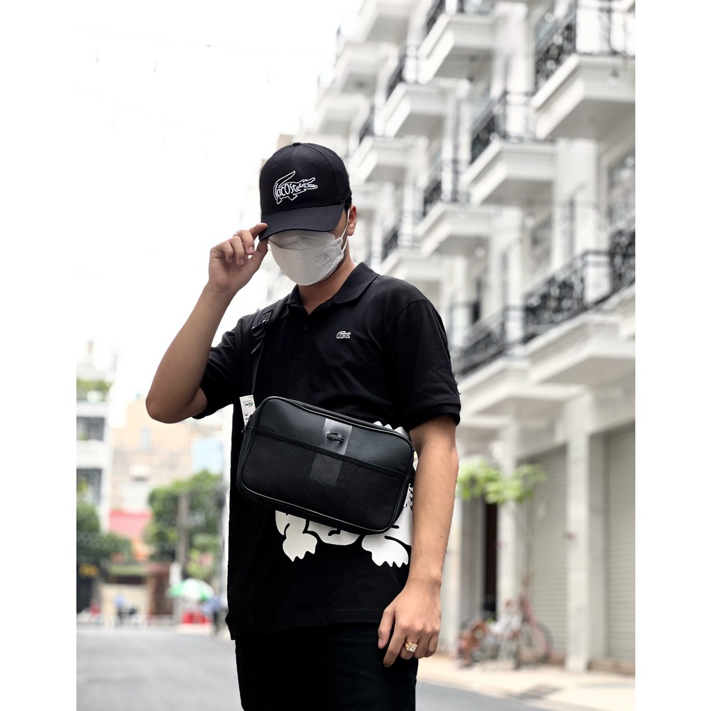 Túi đeo chéo nam lacostee crossbody [ hàng xuất dư xịn ] chống nước