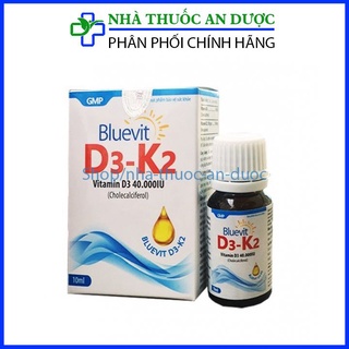 Bluevit Vitamin D3 K2 giúp tăng hấp thu canxi trẻ - Trẻ cao lớn khỏe mạnh dùng được cho bé từ 1 tháng tuổi