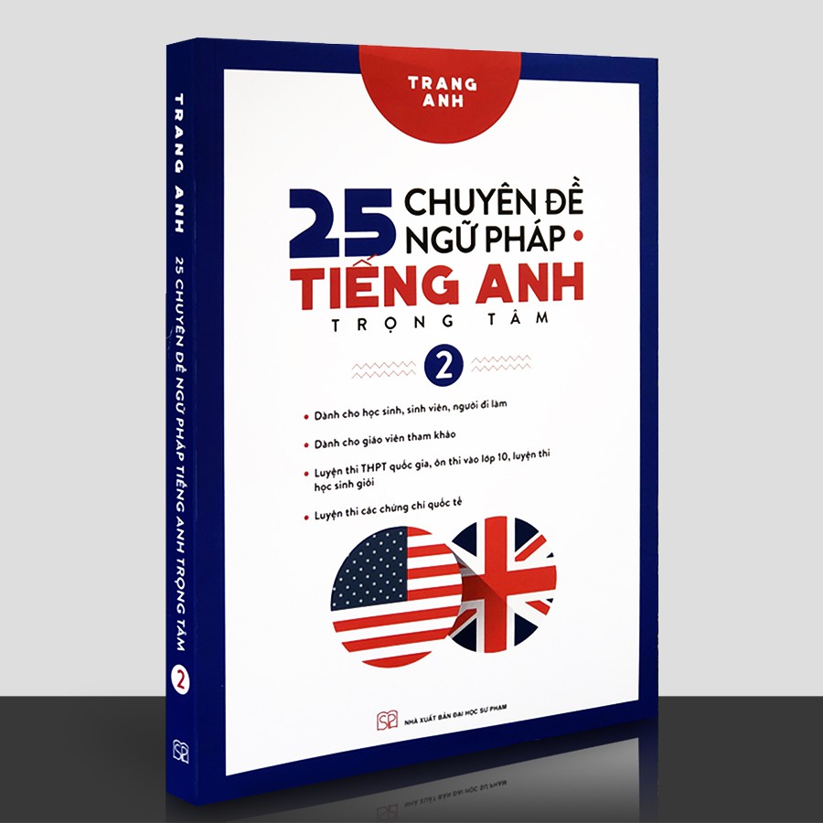 Sách - 25 Chuyên Đề Ngữ Pháp Tiếng Anh Trọng Tâm Tập 1 + Tập 2 + Cẩm Nang Cấu Trúc Tiếng Anh