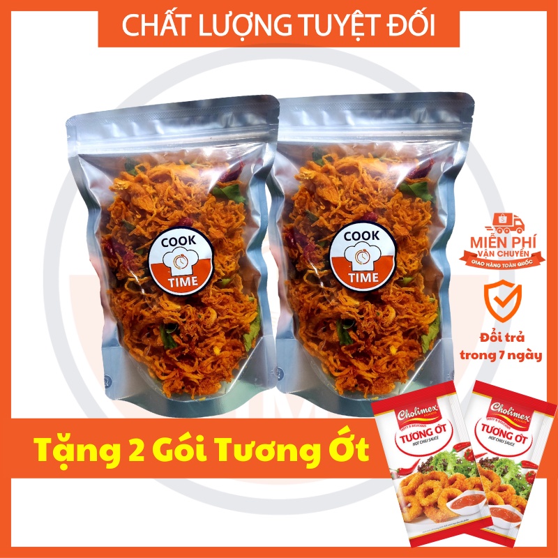 Khô Gà Lá Chanh COOKTIME Khô Gà Xé Cay bà già nhà làm giá rẻ bao ngon - Sỉ Lẻ 200g 500g 1kg