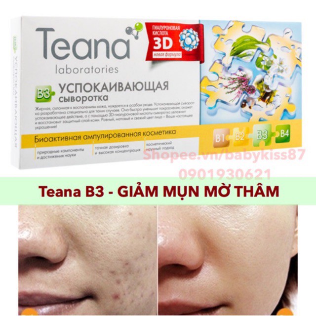 Serum Teana B3 giảm mụn mờ thâm