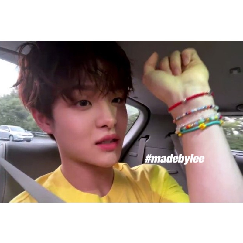 Vòng Tay Hạt Cườm Cheapmoment Jihoon Treasure Vòng tay hạt co giãn 3 size tay MADEBYLEE