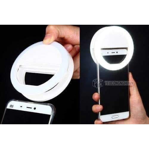 ĐÈN LED RING MINI TRỢ SÁNG LIVESTREAM KẸP ĐIỆN THOẠI | BigBuy360 - bigbuy360.vn
