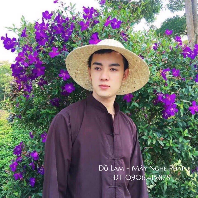 Đồ lam đi chùa dành cho NAM - Mẫu Lãnh Tụ Dài Tay