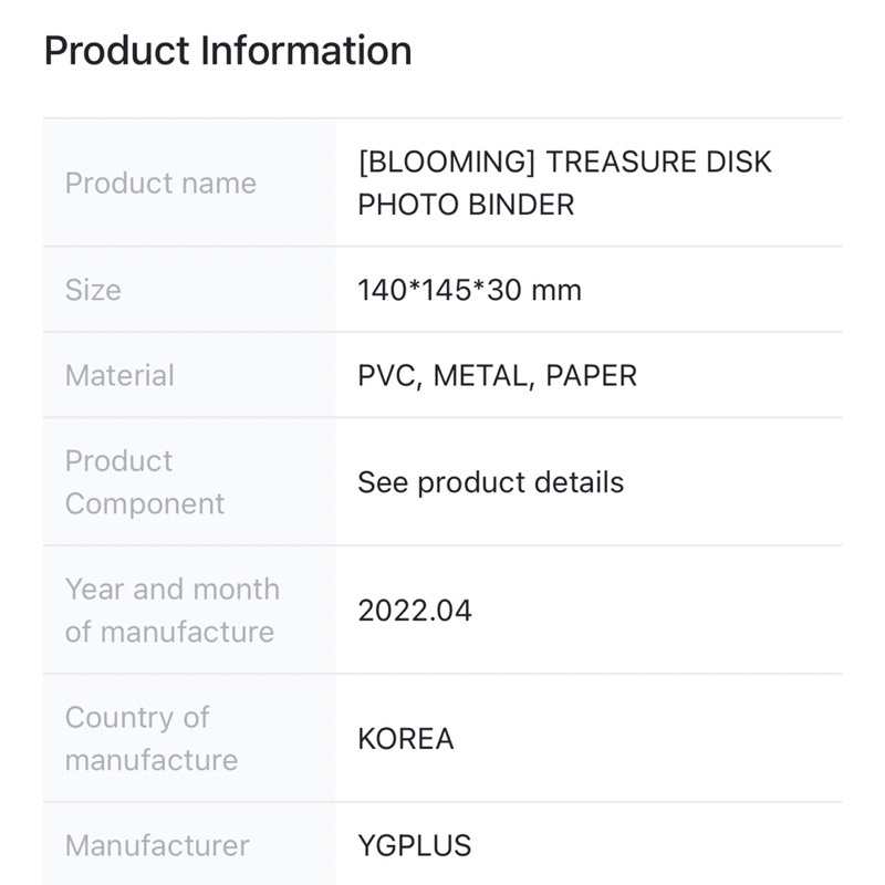 Treasure disk photo binder