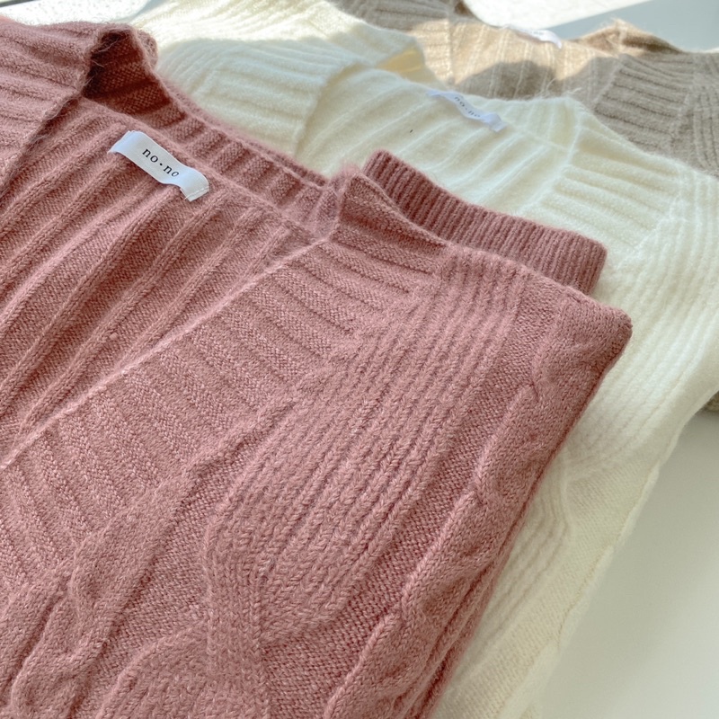 Áo khoác len cardigan vặn thừng LEN clothing 7619 | BigBuy360 - bigbuy360.vn