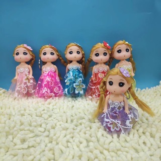 Combo 5 búp bê chipi 12cm có áo ( mẫu ngẫu nhiên)