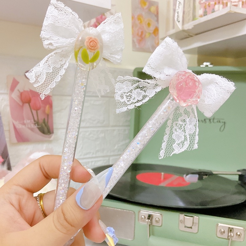 Bút rọc giấy , bút unboxing cute gấu thỏ hồng, gấu dâu cưng