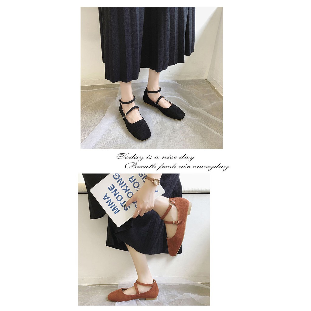 Giày Búp Bê Nữ Thời Trang Vintage | BigBuy360 - bigbuy360.vn