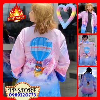 [FREESHIP] Áo Khoác Dù Nam Nữ Unisex - Áo Jacket Bomber MIND Loang Màu Cực Hot - Kèm DEAL Sốc ( có form rộng XL )