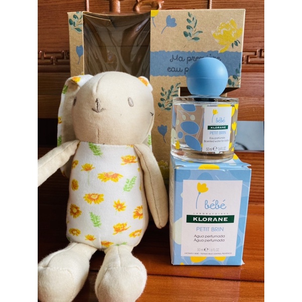 Set nước hoa Klorane bebe tặng kèm gấu bông cho bé