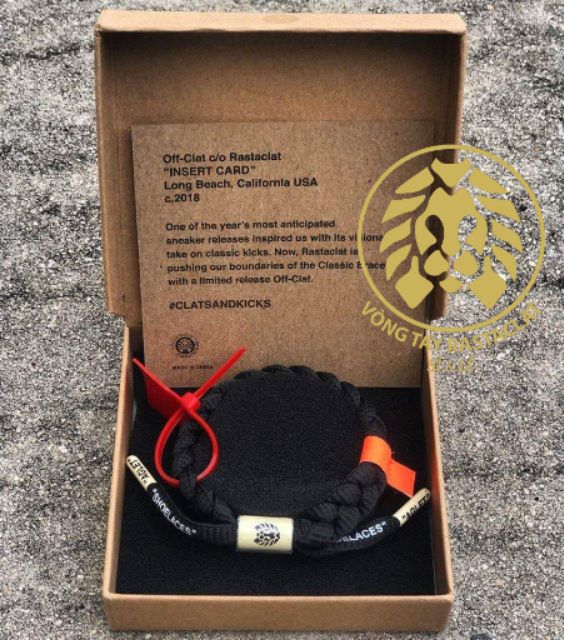 Vòng tay Rastaclat OffClat Black [Ful Box][Clip Thật]