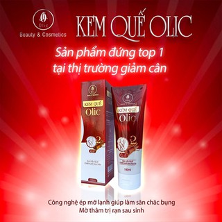 Kem tan quế mỡ olic - đánh tan mỡ thừa bụng, mông, đùi, cánh tay 100ml