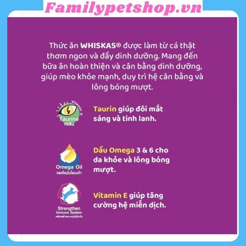 Pate whiskas lon cho mèo lớn-thức ăn cho mèo-lon 400g-familypetshop.vn