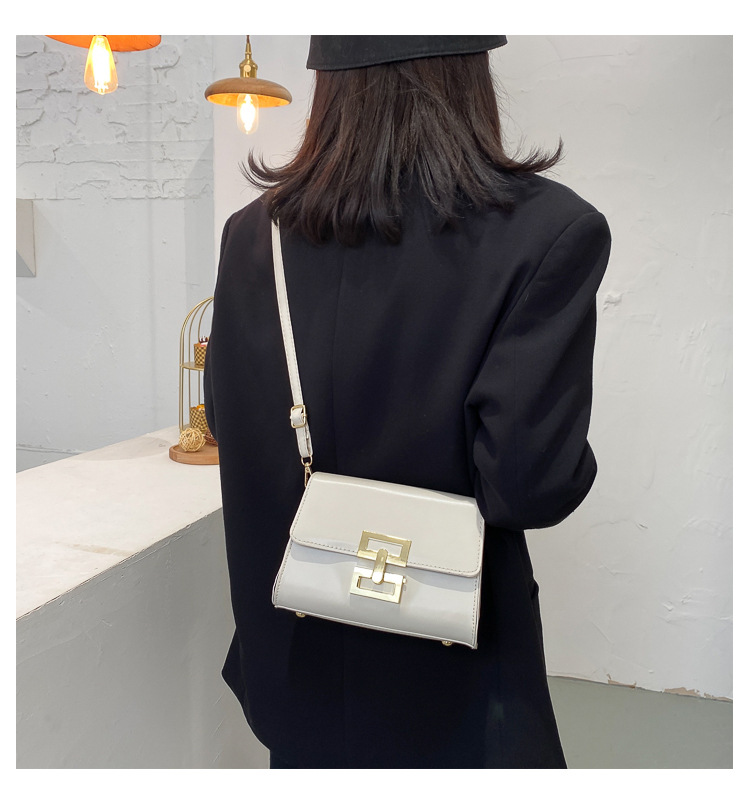 Túi Đeo Chéo JASMIN NOIR Da PU Đơn Giản Cỡ Nhỏ Thời Trang Nữ Phong Cách Retro