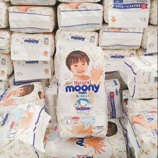 Tã quần/dán MOONY NATURAL L36/XL32/S58