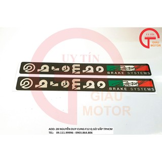 CẶP TEM DÁN PHUỘC CHỮ BREMBO