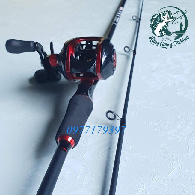 Bộ Cần Câu Lure 1 Ngọn Đỏ  Gía Rẻ Bộ Lure Máy Ngang