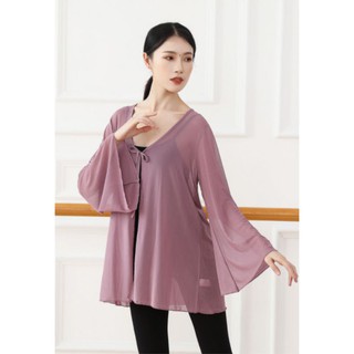 Áo múa cổ trang buộc dây