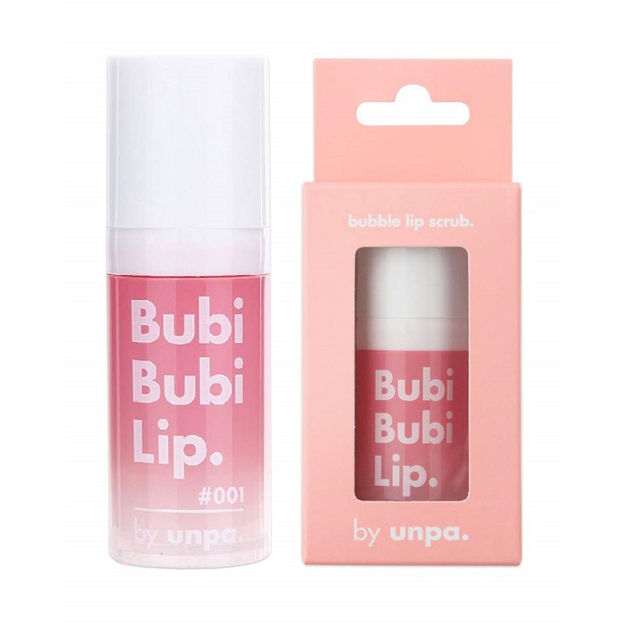 Tẩy Tế Bào Chết Môi Dạng Gel Sủi Lành Tính, Làm Mềm Môi Unpa Bubi Bubi Lip