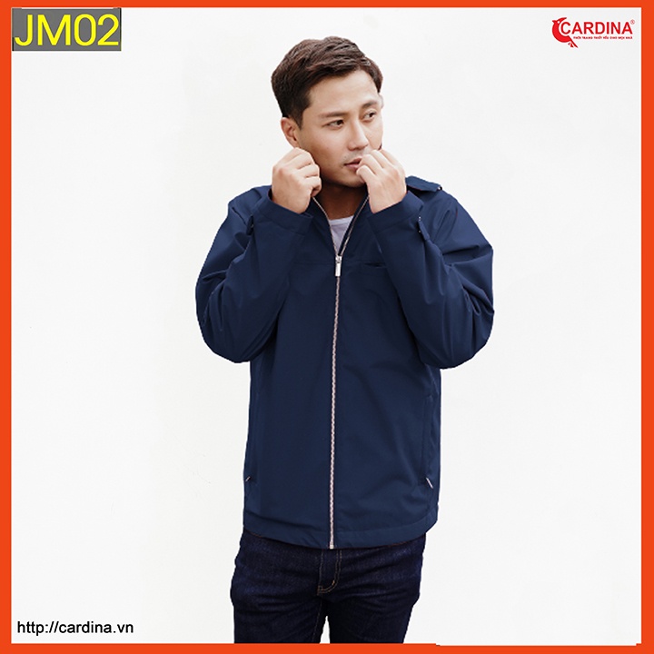 Áo JACKET nam CARDINA chất gió chipu cao cấp 2 lớp chống nước kiểu dáng trẻ trung JM.