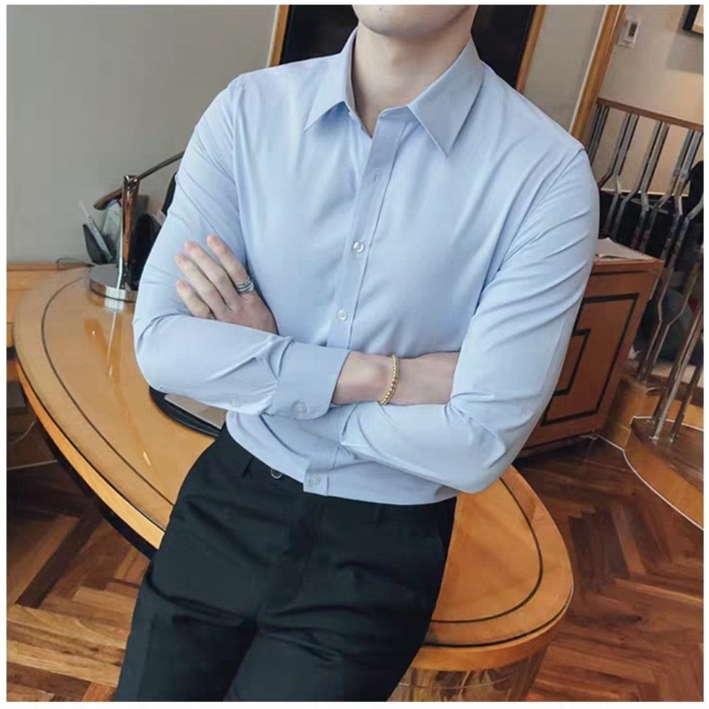 (FREESHIP+VIDEO THẬT) Áo Sơ Mi VNXKhàng cao cấp loại 1 Dài Tay Màu Trơn Thời Trang Cho Nam | BigBuy360 - bigbuy360.vn