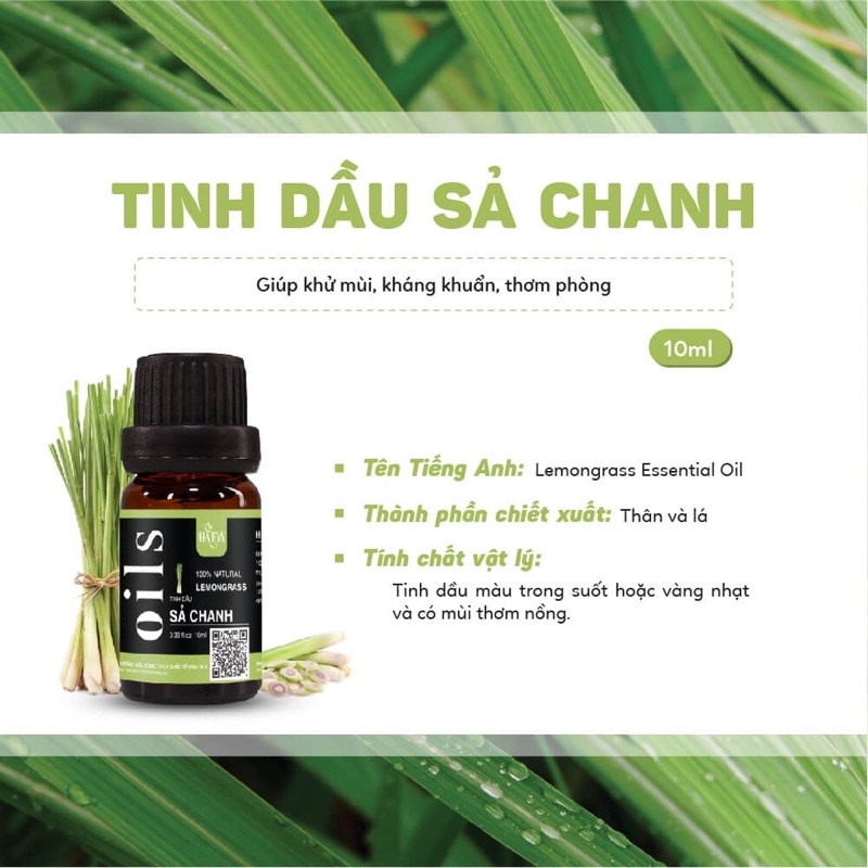 [FREESHIP]Tinh dầu Sả Chanh Haeva Premium cao cấp