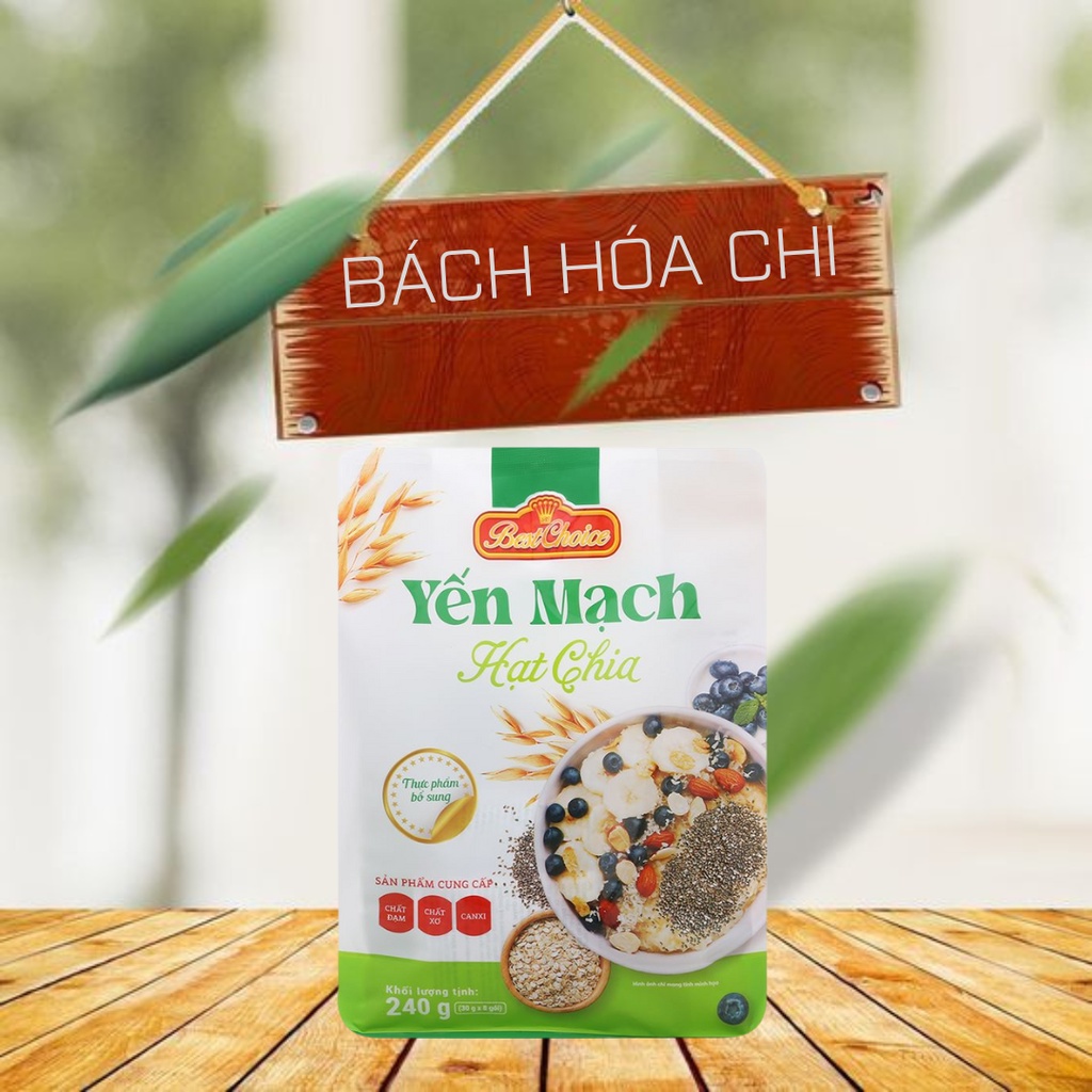 Yến mạch hạt chia Best Choice gói 240g