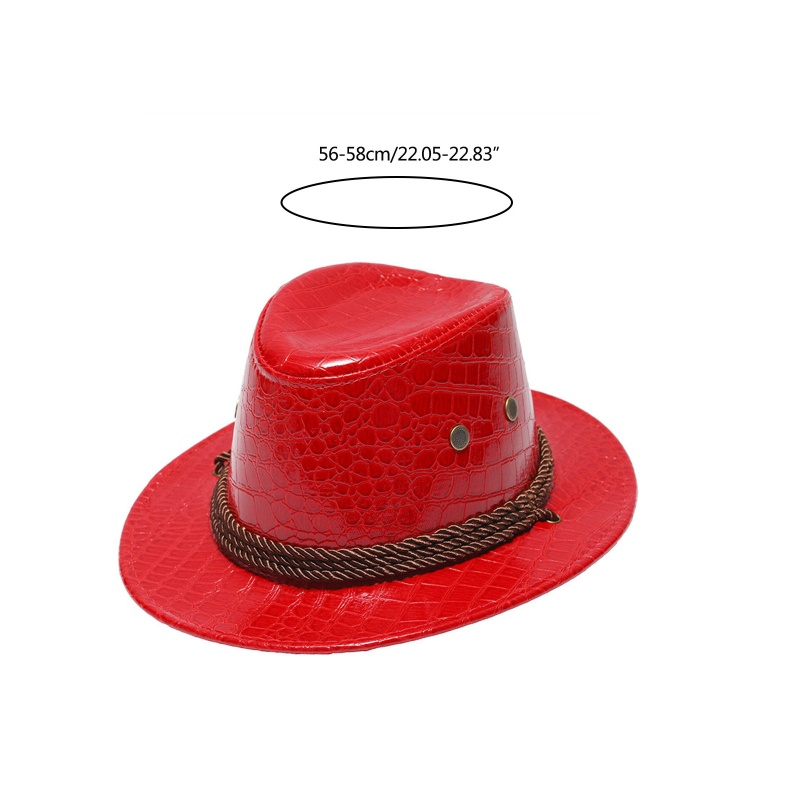 Mũ Cao Bồi Bằng Da Dành Cho Nữ