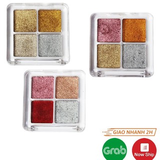 Bột tráng gương nén 4 màu trang trí móng