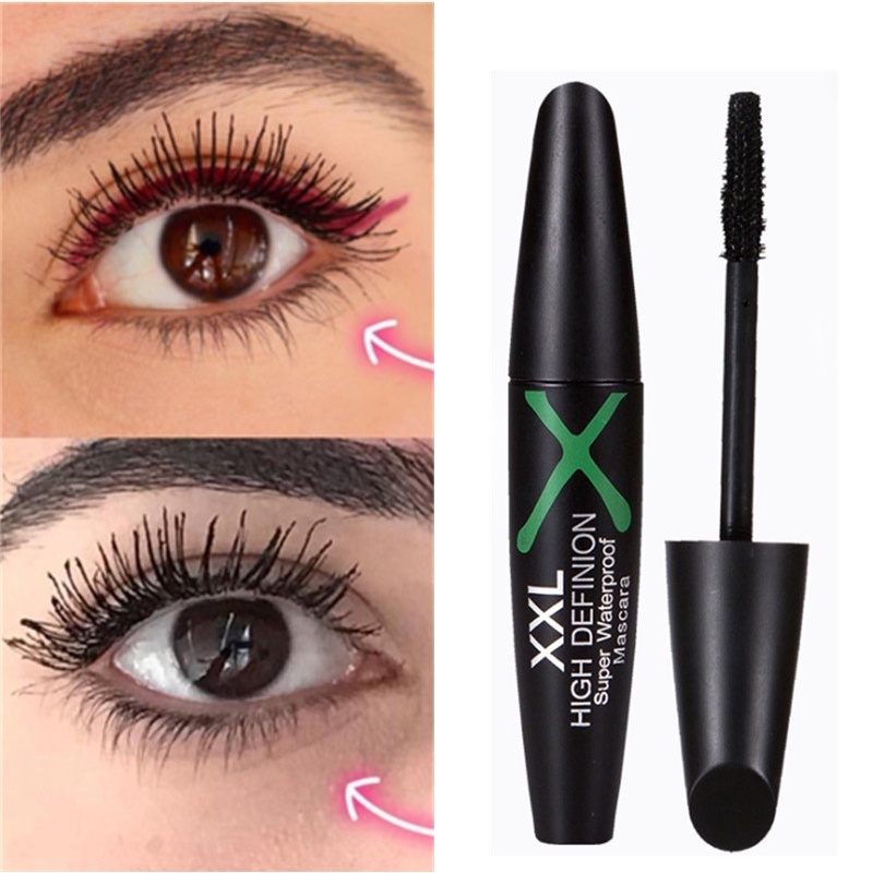 Mascara Sợi Tơ 4D Màu Đen Kháng Nước Lâu Trôi Chuốt Dài Mi 3D