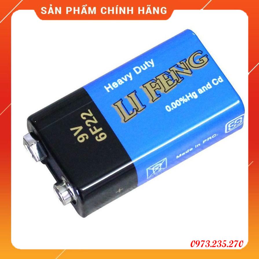 Pin 9V LI FENG / JINQILI xịn dùng cho đồng hồ vạn năng, điều khiển