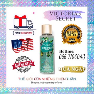 𝗕𝗢𝗗𝗬𝗠𝗜𝗦𝗧𝗣𝗘𝗥𝗙𝗨𝗠𝗘⚜️Xịt Thơm Body Victoria’s Secret Emerald Crush 250ml