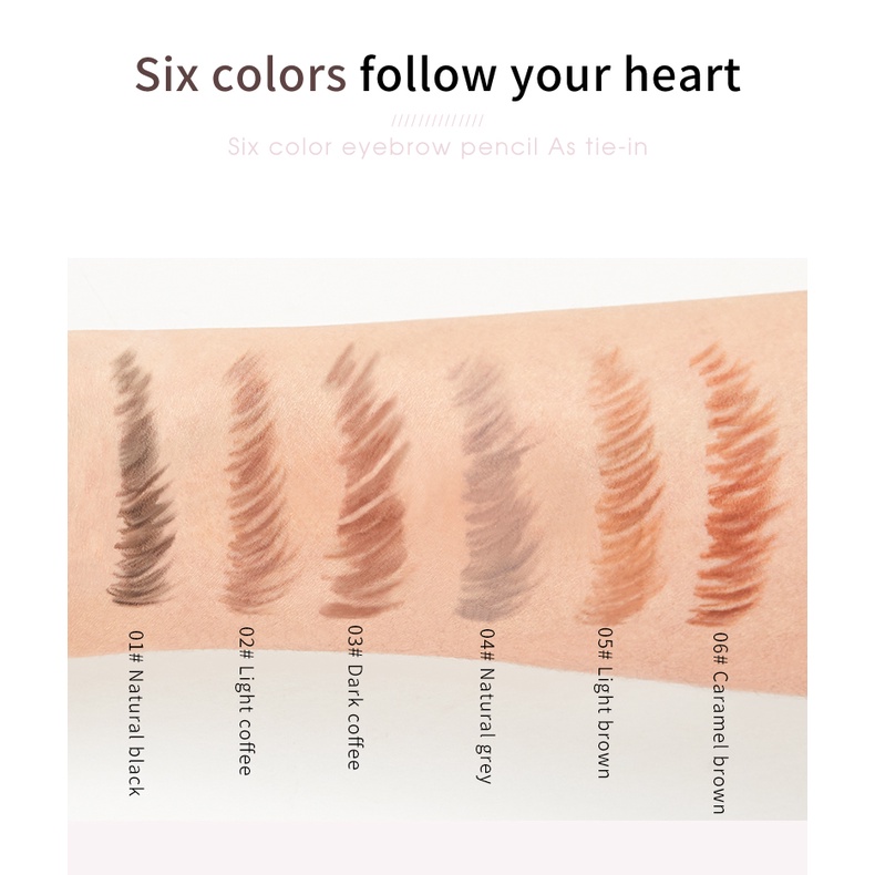 Chì kẻ mày PUDAIER hai đầu với ngòi tam giác xoay 30g tiện lợi