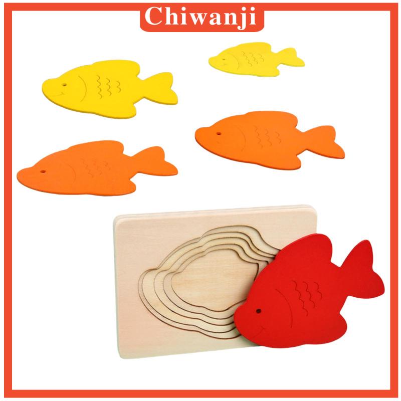 Đồ Chơi Xếp Hình Động Vật Bằng Gỗ Dành Cho Trẻ Em