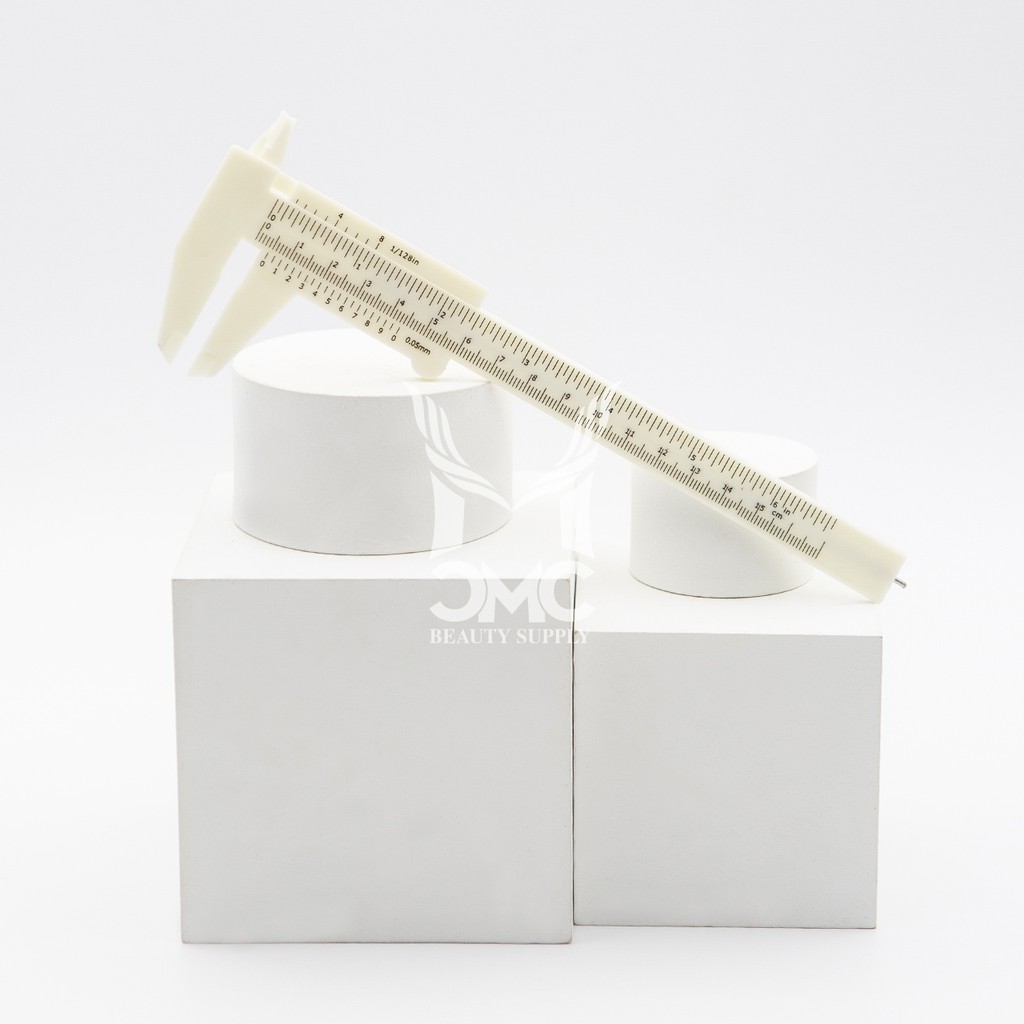 Thước kẹp nhựa CMC thước kẻ lông mày, tạo khuôn chân mày chính xác SP000247 | BigBuy360 - bigbuy360.vn