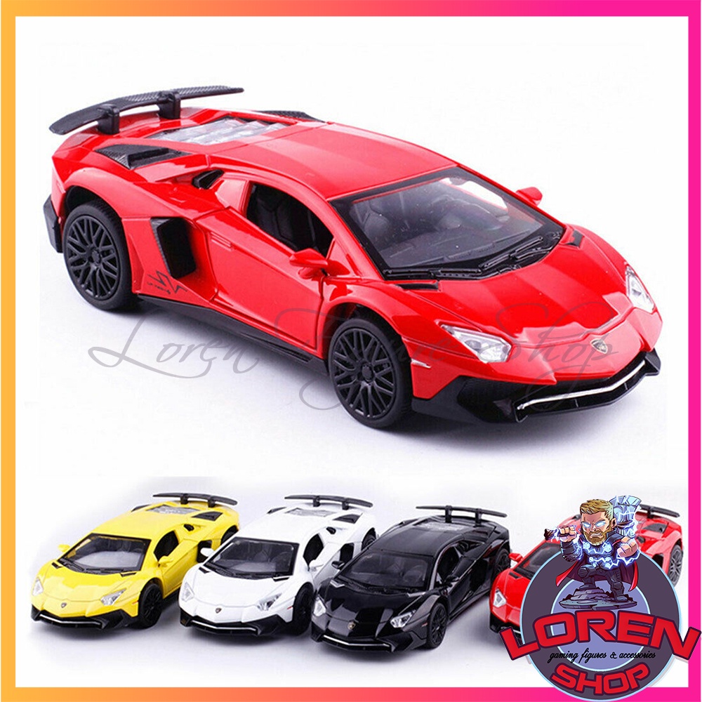 Mô hình ô tô kim loại Lamborghini Aventador LP750-4 SV Coupé, siêu xe đồ chơi tỷ lệ 1:36 lorenshop